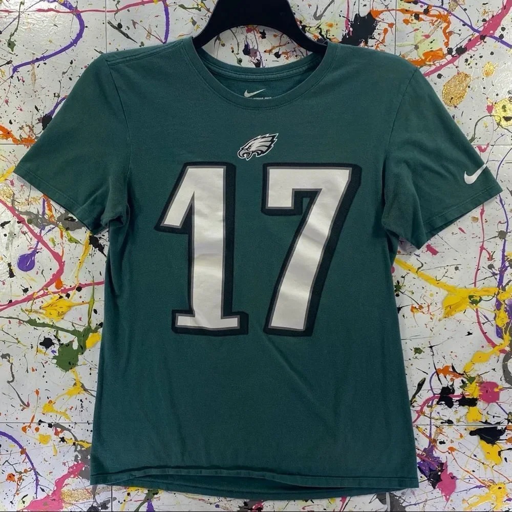 NIKE NFL Philadelphia Eagles #17 Alshon Jeffrey Jersey Tee 🦅